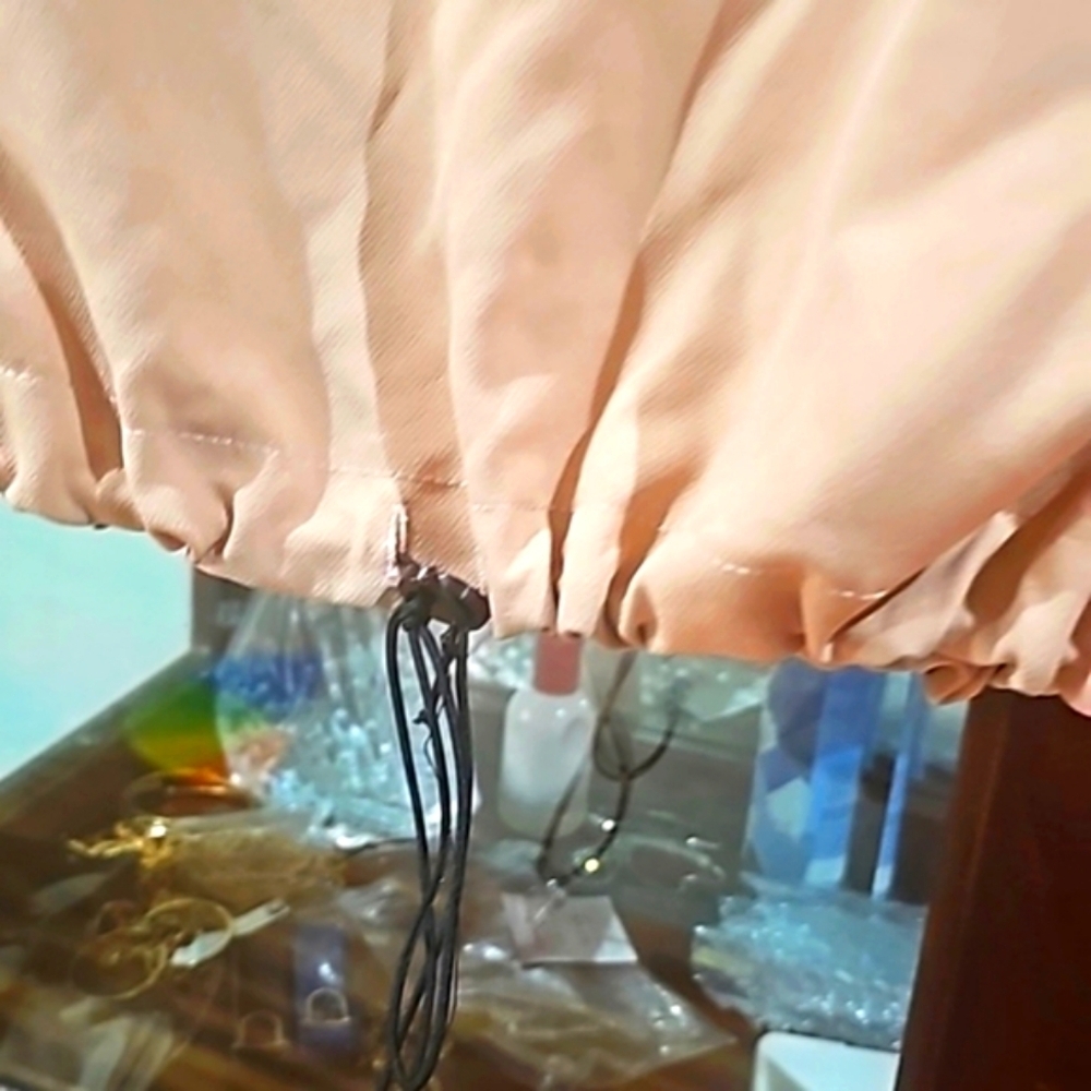 Zara Basic Color Block Spring Jacket Blk & Pink Xs - image 6